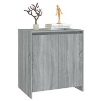Dressoir 70x41x75 cm bewerkt hout grijs sonoma eikenkleurig - thumbnail