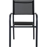 Nohr Tuinstoel 'Vaishali' kleur Zwart - thumbnail