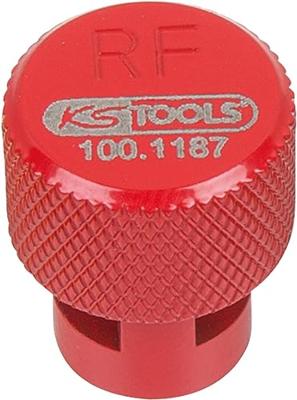 KS Tools 100.1187 RDKS / TPMS bandenontluchter, rood, rechts voor