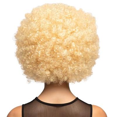 Afropruik blond
