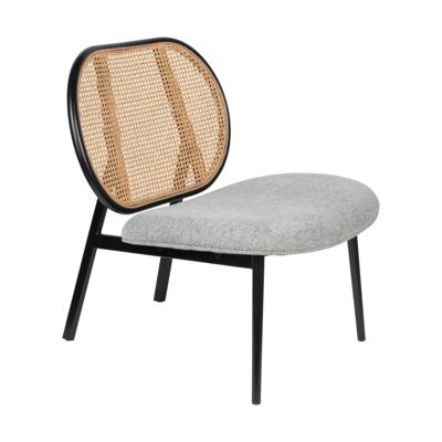 Zuiver Fauteuil 'Spike' Rotan en stof Zuiver Fauteuil 'Spike' Rotan en stof