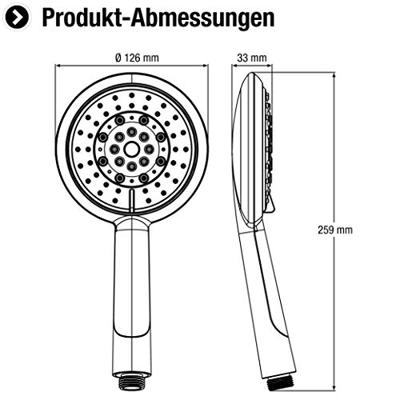 Cornat Handdouche Nereto 5S Ak Ch - TECB3419