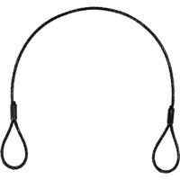 Eurolite Steel Rope (SC) 400x3mm black safety kabel - thumbnail