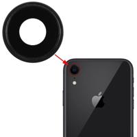 Terug Bezel van de Camera met Lens Cover voor iPhone XR(Black) - thumbnail