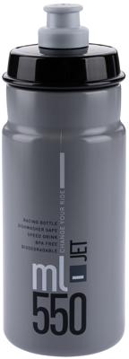 ELITE trinkflasche "jet plus" bottle jet plus 550ml clear/grey