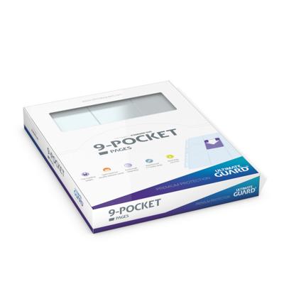 Ultimate Guard 9-Pocket Pages Top-Loading (100) - Transparent Ultimate Guard 9-Pocket Pages Top-Loading (100) - Transparent