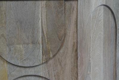 Hoofdtafel DKD Home Decor Marmer Mangohout 80 x 80 x 45 cm