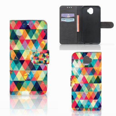 Wiko Wim Telefoon Hoesje Geruit Wiko Wim Telefoon Hoesje Geruit