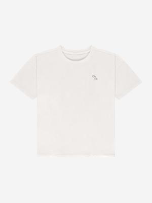 Nik&Nik zomer t-shirt meisjes - off wit, foil - Belle