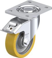 Blickle LH-GTH 125K-3-FI Zwenkwiel met rem Wieldiameter: 125 mm Draagvermogen (max.): 550 kg 1 stuk(s) - thumbnail