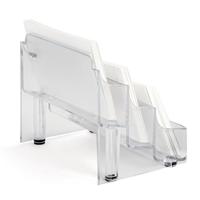 Sigel SI-VA130 Visitekaartjeshouder Transparant 94x56mm Met 3 Vakken - thumbnail