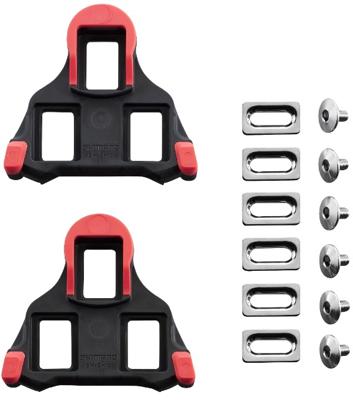 Shimano Schoenplaatjes sm-sh10 spd-sl (geen speling) - rood Shimano Schoenplaatjes sm-sh10 spd-sl (geen speling) - rood