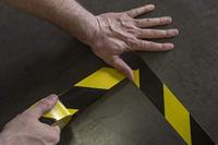 Duck Markeringstape | 60 mm x 66 m | Geel/zwart - 20.501.94 - thumbnail