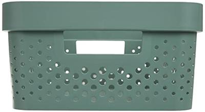 Curver infinity dots opbergmand 11l groen