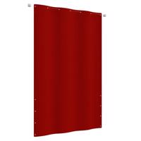VidaXL Balkonscherm 140x240 cm oxford stof rood - thumbnail