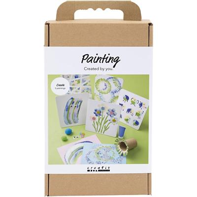 Creativ Company Hobbyset schilderen, diverse kleuren, 1 doos Creativ Company Hobbyset schilderen, diverse kleuren, 1 doos