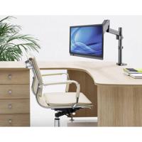 Manhattan 461580 Monitor-tafelbeugel Aantal monteerbare displays: 1 Display(s) 43,2 cm (17) - 81,3 cm (32) Zwart Draaibaar, In hoogte verstelbaar, Kantelbaar, - thumbnail