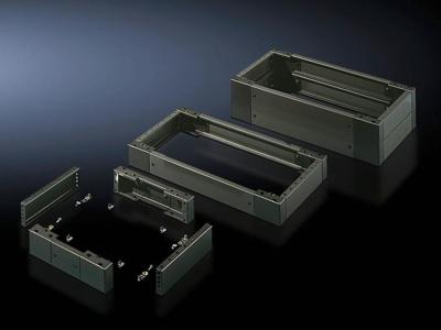 Rittal PS 2807.200 2807.200 Sokkelelement (l x b) 450 mm x 100 mm Plaatstaal Umbra-grijs (RAL 7022) 1 stuk(s)