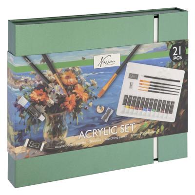 Creative Craft Group Aquarel art verf- en tekenset, 21dlg.