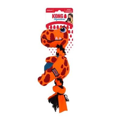 KONG SIGNATURE DYNOS FLEECE MET PIEP ASSORTI 32X14X10 CM