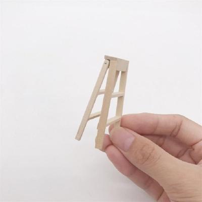 3 stuks 1:12 Toy House miniatuur meubilair houten ladder