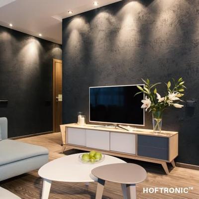 Set van 6 Porto - LED Inbouwspots - 5 Watt 400 lumen - 4000K Neutraal wit - GU10 - Dimbaar - Rond - IP44 voor badkamer, buiten en binnen - Zwart