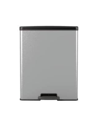 Curver Deco Bin 65L zilver metallic Curver Deco Bin 65L zilver metallic