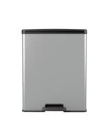 Curver decobin pedaalemmer 65l zilver metallic - thumbnail
