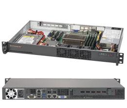 Supermicro SuperServer 5019S-L Server Rackmount 1U, 1-kanaal, geen CPU, 0GB RAM, geen harde schijf, AST2400, GigE monitor, geen