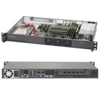 Supermicro SuperServer 5019S-L Server Rackmount 1U, 1-kanaal, geen CPU, 0GB RAM, geen harde schijf, AST2400, GigE monitor, geen - thumbnail