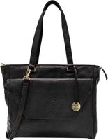 MŌSZ Denise Leren laptoptas dames 15.6 inch-Snake Black - thumbnail