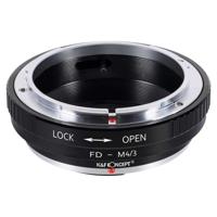 K&F Concept lensadapter Canon FD naar Micro 4/3 (PRO) - compatibel met Olympus PEN en Panasonic Lumix camera's - thumbnail