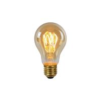 Lucide A60 - Filament lamp - Ø 6 cm - LED Dimb. - E27 - 1x4,9W 2200K - Amber - thumbnail