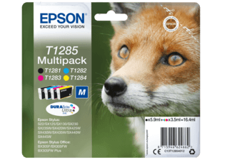 Epson Fox Multipack 4-kleur T1285 DURABrite Ultra Ink
