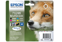 Epson Fox Multipack 4-kleur T1285 DURABrite Ultra Ink - thumbnail