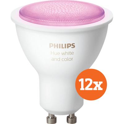 Philips Hue White and Color GU10 Bluetooth 12-Pack Philips Hue White and Color GU10 Bluetooth 12-Pack