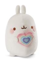 Molang Molang knuffel met hart - 48 cm - thumbnail