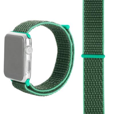 Eenvoudige mode nylon horlogebandje voor Apple Watch serie & 40mm/3 & 2 & 1 38mm met Magic stick (grasgroen) Eenvoudige mode nylon horlogebandje voor Apple Watch serie & 40mm/3 & 2 & 1 38mm met Magic stick (grasgroen)