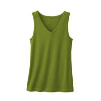 Top met bandjes van bio-katoen, Zwart 44/46 - thumbnail