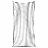 VidaXL Aanhangwagennet elastisch touw 6x3 m polypropeen zwart - thumbnail