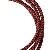 TOOLCRAFT TO-6899490 USB-kabel USB 2.0 USB-A stekker, Apple Lightning stekker 1.00 m Zwart-rood Extreem robuust gevlochten bescherming - thumbnail