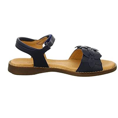 Leren sandalen voor meisjes LORE FLOWERS FRODDO blauw Leren sandalen voor meisjes LORE FLOWERS FRODDO blauw