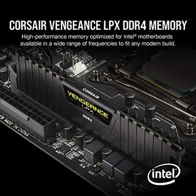 Corsair Vengeance LPX Werkgeheugenset voor PC DDR4 64 GB 2 x 32 GB 3200 MHz 288-pins DIMM CL16-20-20-38 CMK64GX4M2E3200C16