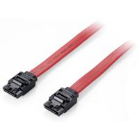 Equip 111901 SATA-kabel, 1 m, SATA, 7-polig, rood - SATA-kabel (1 m, SATA III, SATA 7-polig, SATA 7-polig, stekker/stekker, rood) - thumbnail
