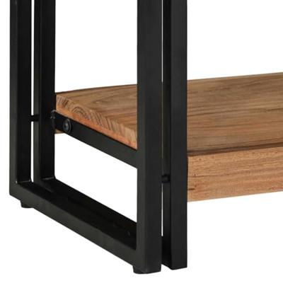 Wandtafel met lade Bruin 90 x 33 x 75 cm Massief Acaciahout