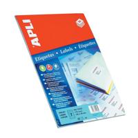 Apli etiketten ft 105 x 37 mm (b x h), rechte hoeken, 400 stuks, 16 per blad (1214) - thumbnail