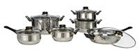 HI 12-delige Kookset roestvrij staal - thumbnail