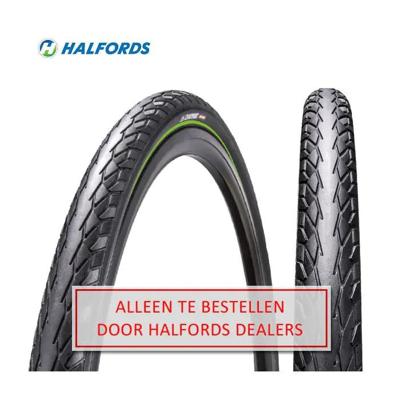 HALFORDS 28x1 5/8x1 3/8 anti-lek zwart reflex draad