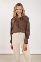Nukus Sterre Blouse Nkf02014 Blouse 65 Fango - thumbnail