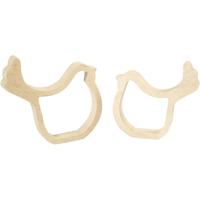 Creativ Company Kippen, h: 13 cm, d: 2 cm, b: 13 cm, 2 stuk/ 1 doos - thumbnail